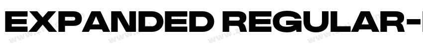 Expanded Regular字体转换 Expanded Regular字体转换